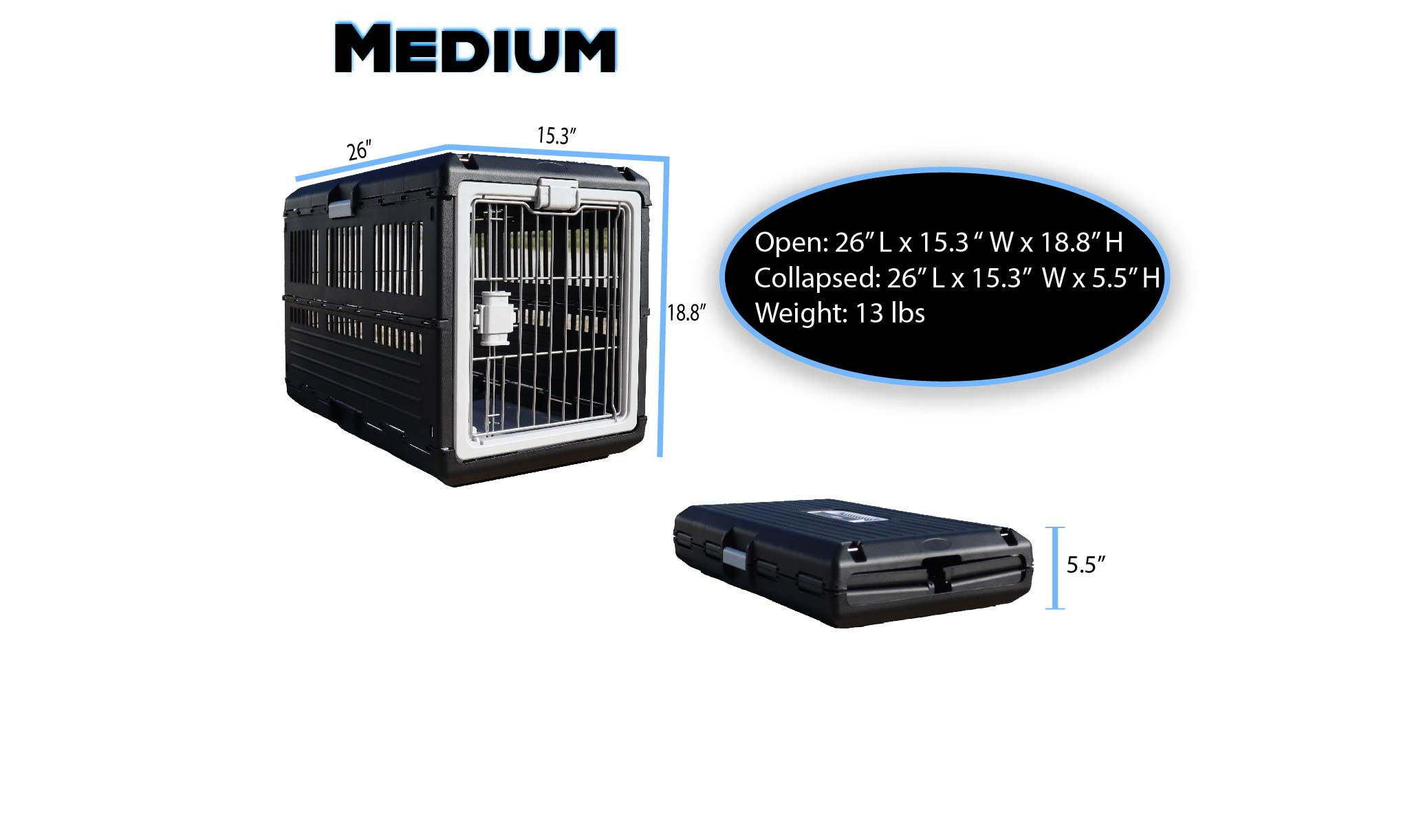 Medium Collapsible Crate