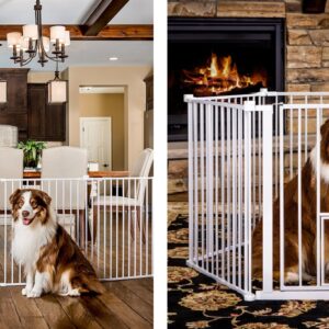 2-in-1 Super Wide Pet Pen and Gate
