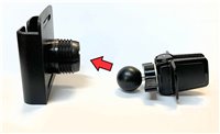 Air Vent Mount with Klipzer connector for Garmin Handheld
