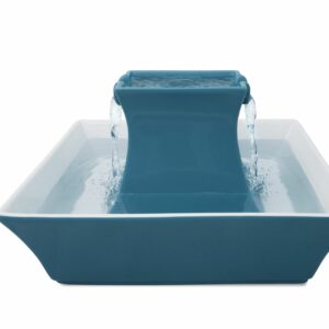 Pagoda Blue Porcelain Fountain