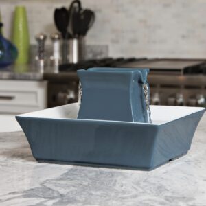 Pagoda Blue Porcelain Fountain