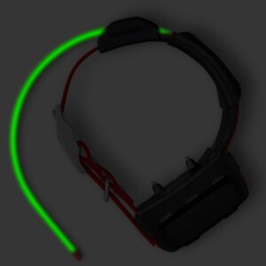 Glow-in-the-Dark Tracking Collar Antenna